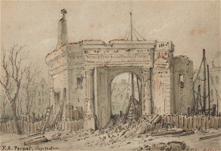 Portail de l'ancien ministère des Affaires étrangères (Pernot, 1853)
