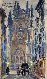 Portada de la Catedral de Burgos - Manuel Ruiz Morales