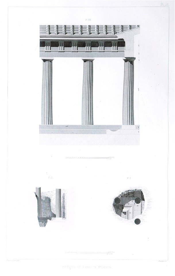 Portique du Stade de Messène - Blouet Guillaume-abel - 1831