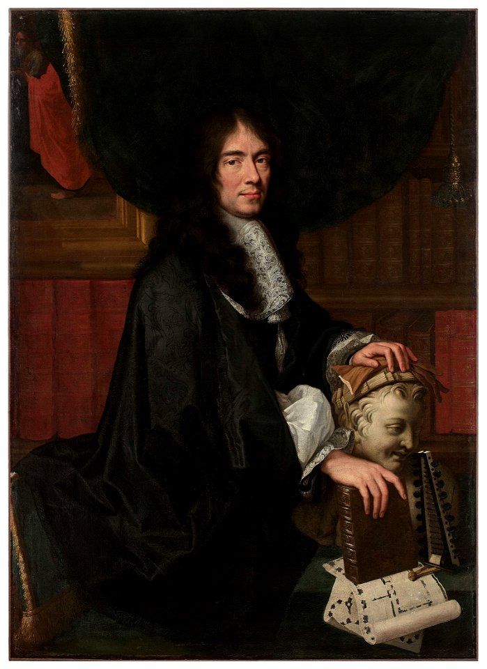 Portrait de Charles Perrault par Charles Le Brun