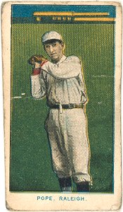 Pope, Raleigh Team, baseball card portrait LCCN2007683806