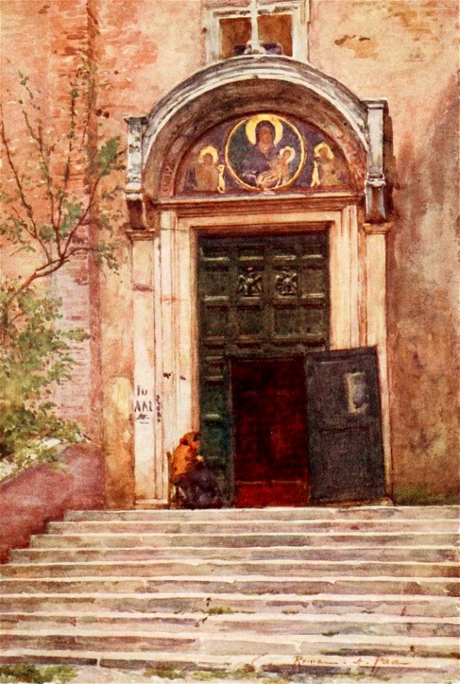 Portal of Santa Maria in Aracoeli by Alberto Pisa (1905)