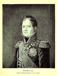 Portrait of Michel Ney French general duc d'Elchingen. 1857