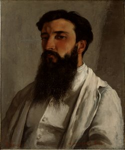Portrait of Jules Bordet (Gustave Courbet) - Nationalmuseum - 36495. Free illustration for personal and commercial use.