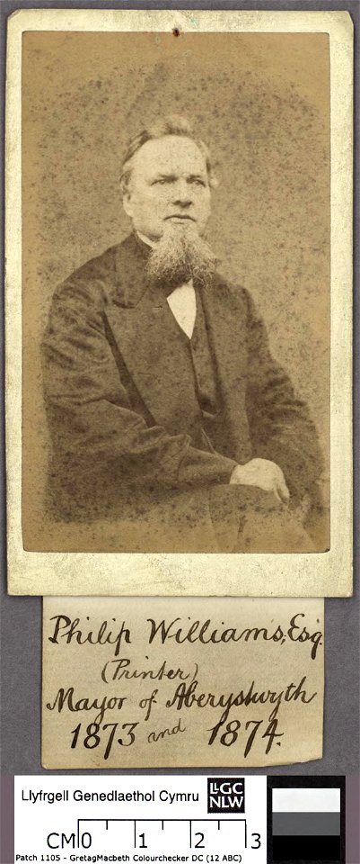 Portrait of Philip Williams, Bridge Street Aberystwyth (4671217)