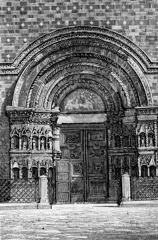 Porta di Santa Maria di Collemaggio (xilografia)
