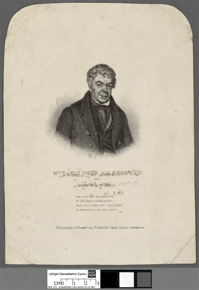 Portrait of Mr. David Owen o'r Gaerwen, neu Dewi Wyn o Eifion (4671716)