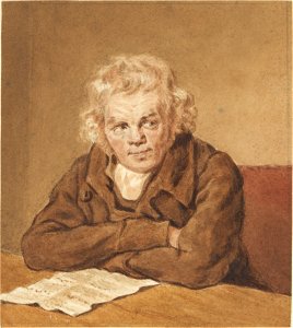 Portrait of Lourens van Schaick, Seated at a Table by Pieter Christoffel Wonder Rijksmuseum Amsterdam RP-T-1953-263