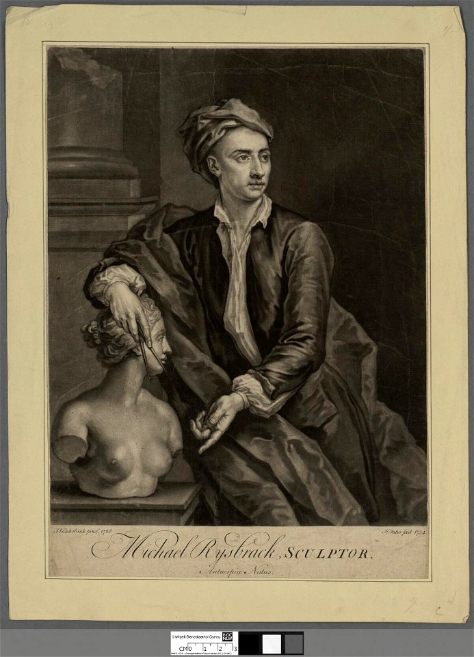 Portrait of Michael Rysbrack, sculptor (4671944)