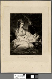 Portrait of Lady Sophia St. Asaph and her son (4672000)