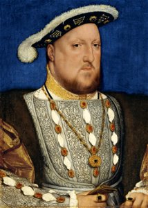 Portrait of King Henry VIII of England (1491–1547), by Hans Holbein the Younger (Thyssen-Bornemisza Museum, Madrid)