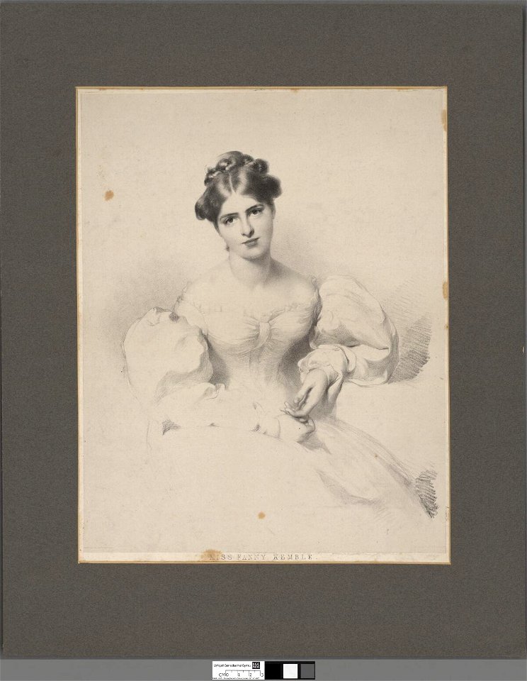 Portrait of Miss Fanny Kemble (4674702)