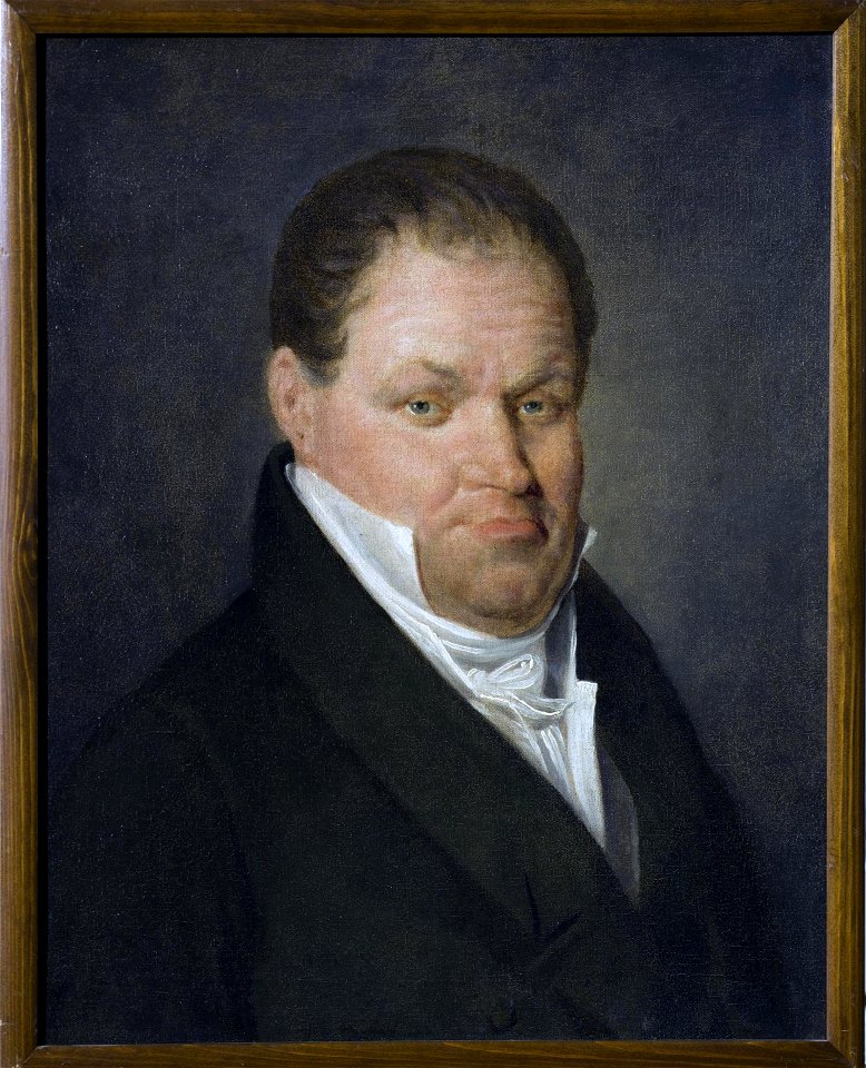 Portrait of N.Aubert, a French Teacher in Moscow
