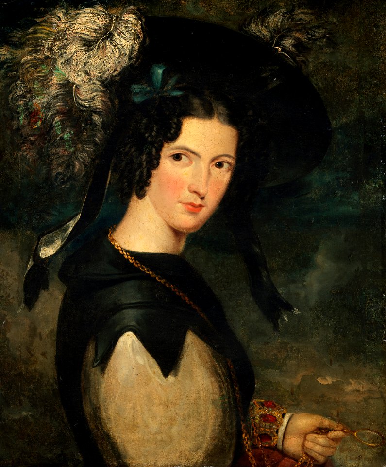 Portrait of Mrs John O' Keefe, Wife of the Artist P1990