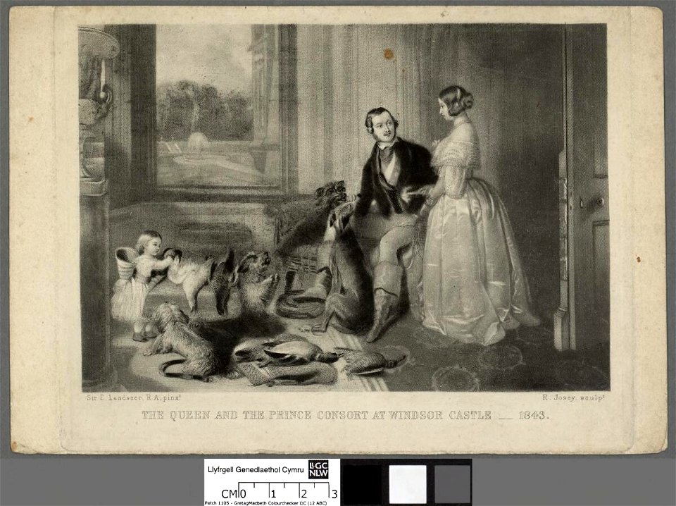 Portrait of Queen and the Prince Consort at Windsor Castle-1843 (4672717)