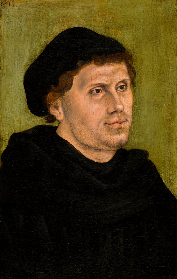 Portrait of Martin Luther (1483–1546), by Lucas Cranach the Elder