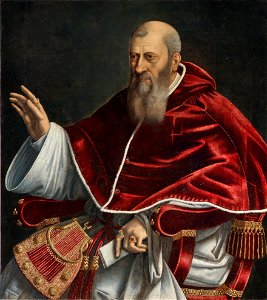 Portrait of Pope Julius III (by Girolamo Siciolante da Sermoneta)