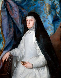 Portrait of Mariana of Austria (1634–1696), Queen of Spain, depicted as a widow, by Claudio Coello