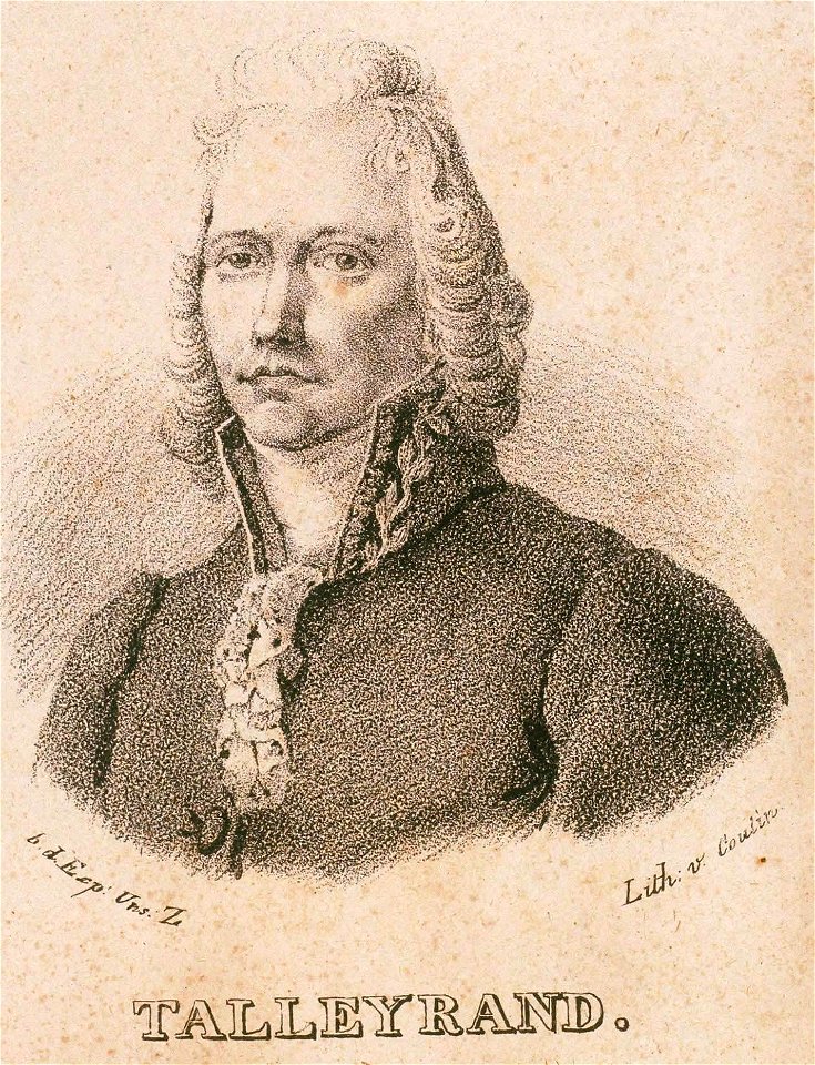 Portret Charlesa Mauricea Talleyrand-Perigord