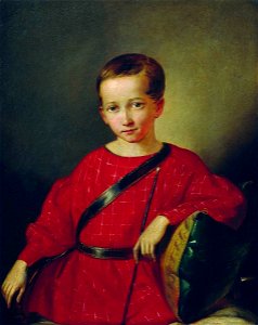Portret malchika v krasnom (Zabolotskiy)