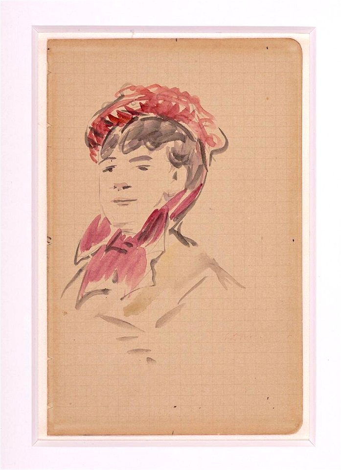Portret van Isabelle Lemonnier - Museum Boijmans Van Beuningen - Edouard Manet