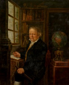 Portret ten halven lijve van Pierre François De Noter (1779-1842), stadsbouwmeester en leraar aan de Mechelse Academie voor Schone Kunsten