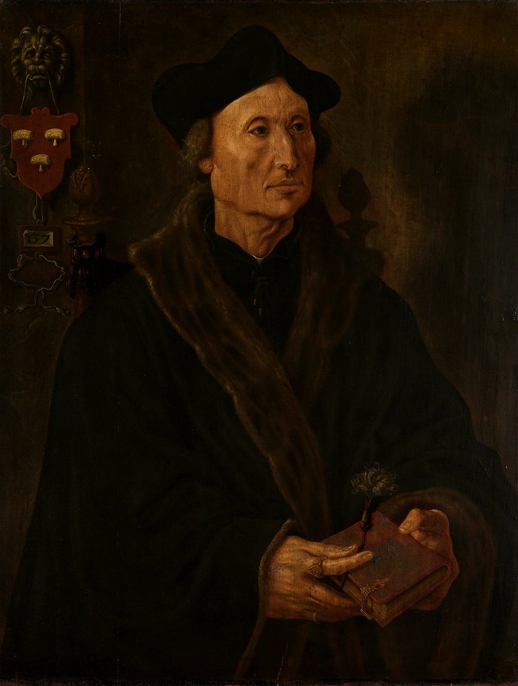 Portret van Johannes Colmannus (1471-1538) Rijksmuseum SK-C-507