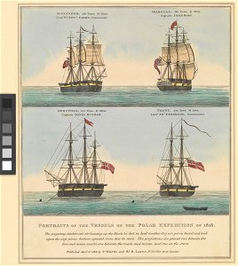 Portraits of the Vessels on the Polar Expedition of 1818 Alexander Isabella Dorothea Trent RMG PW8027