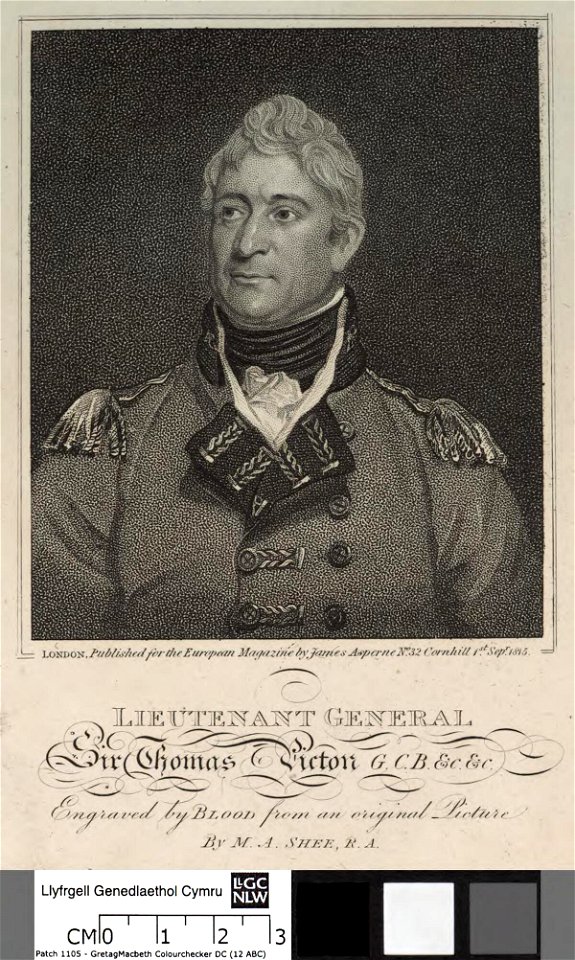 Portrait of Lieutenant General Sir Thomas Picton G.C.B. . (4672340)