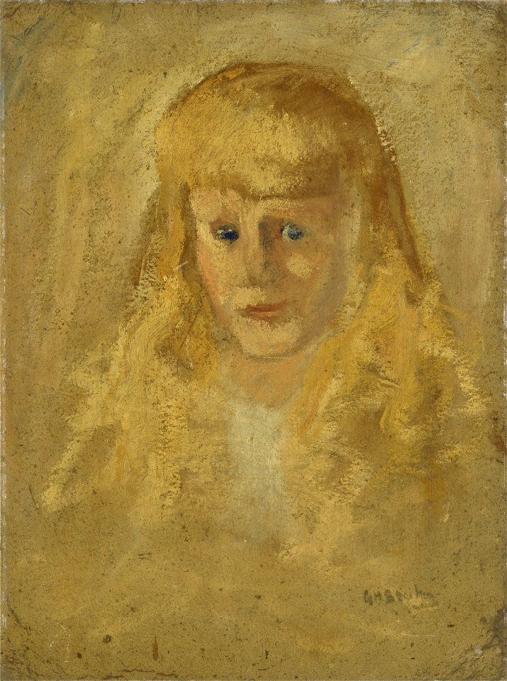 Portrait of Marie Anne Henriette Breitner by George Hendrik Breitner Rijksmuseum Amsterdam SK-A-3541