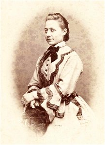 Portret van Clotildis van Lamsweerde (1871) door C.E. Westerborg