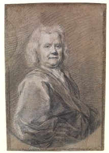 Portret van Herman Boerhaave (recto) Schets van een staande man (verso) - AM - 43572