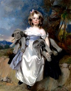 Portrait of mademoiselle Herpin - François Flameng