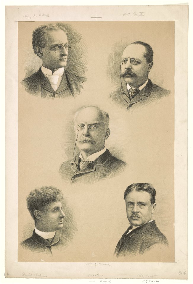 Portraits of five men) - M. Colin LCCN2013646794