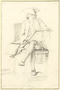 Portret van Jan Fokke door Andriessen, Jurriaan (1742-1819), Afb ANWM00061000008