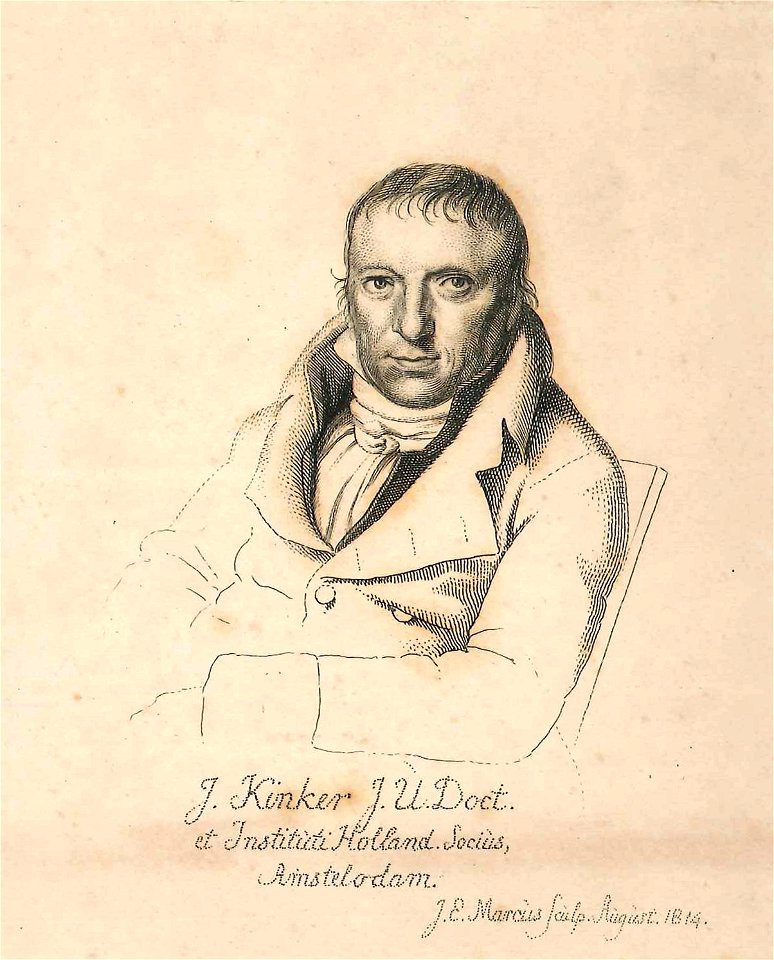 Portret van Mr. J. Kinker, objectnr 1301