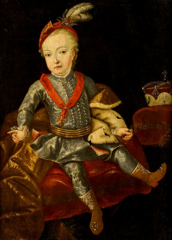 Portret Józefa II w chłopięcym wieku