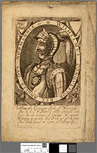 Portrait of William the Conqueror Duke of Normandy after he had in Battaile slaine Harold toke uppon him the Crowne of England (4673049)