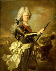 Portrait painting of Louis Alexandre de Bourbon, Count of Toulouse by Hyacinthe Rigaud. Free illustration for personal and commercial use.