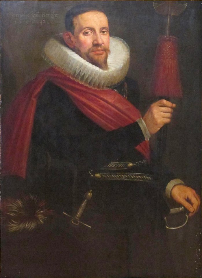 Portret van Cornelis Van Den Berghe, onderhoofdman van het Hellebaardiersgilde
