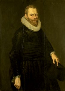 Portret van Dirck Hasselaer (1581-1645) Rijksmuseum SK-A-1242