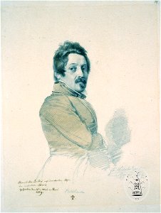 Porträt Heinrich Maximilian Imhof, gezeichnet von Franz Xaver Winterhalter