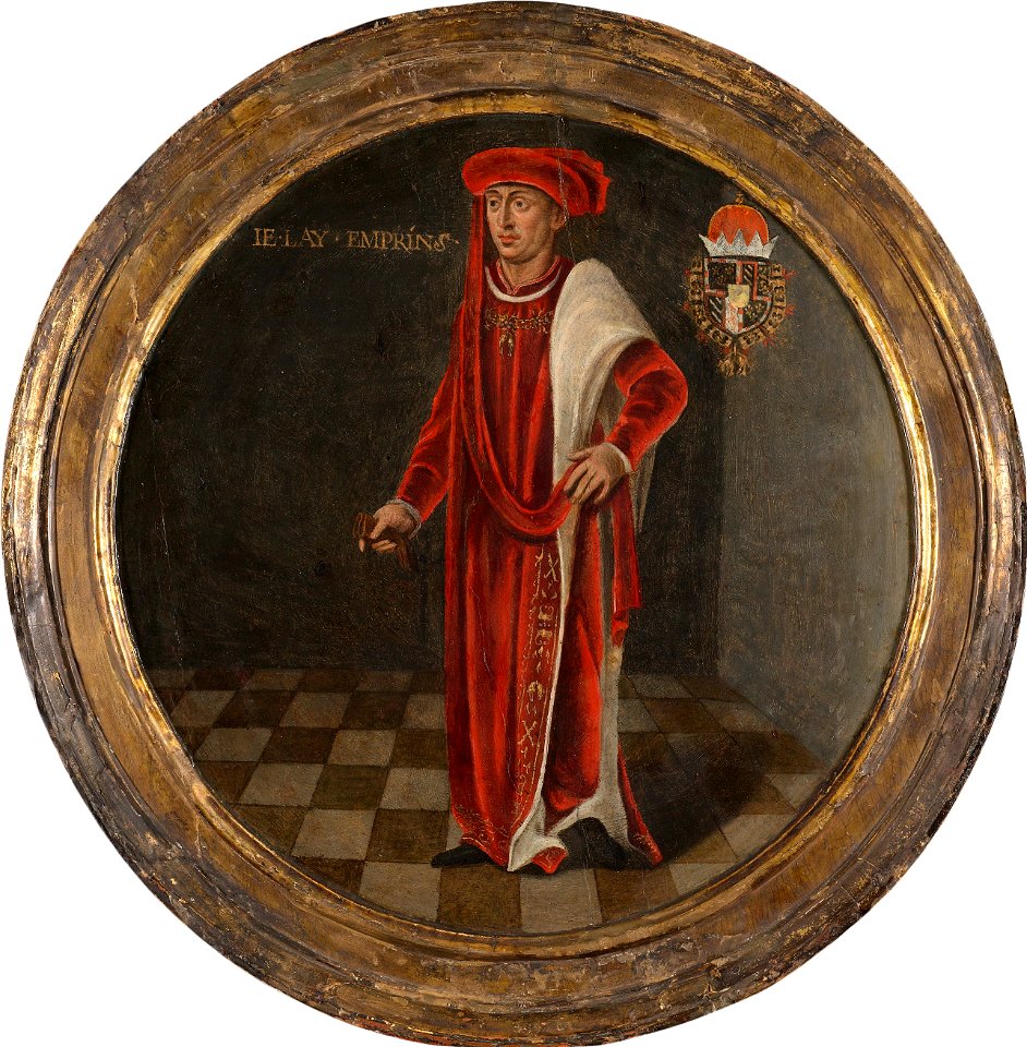 Portret van Karel de Stoute, hertog van Bourgondië Rijksmuseum SK-A-3836