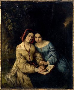 Portraits d'Héloïse et Anaïs Colin, par elles-mêmes - P2554 - Musée Carnavalet