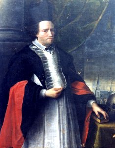 Portret van Kanunnik Jan De Wint (gest. 1 oktober 1696) van het kapittel van de kerk van Onze-Lieve-Vrouw over-de-Dijle