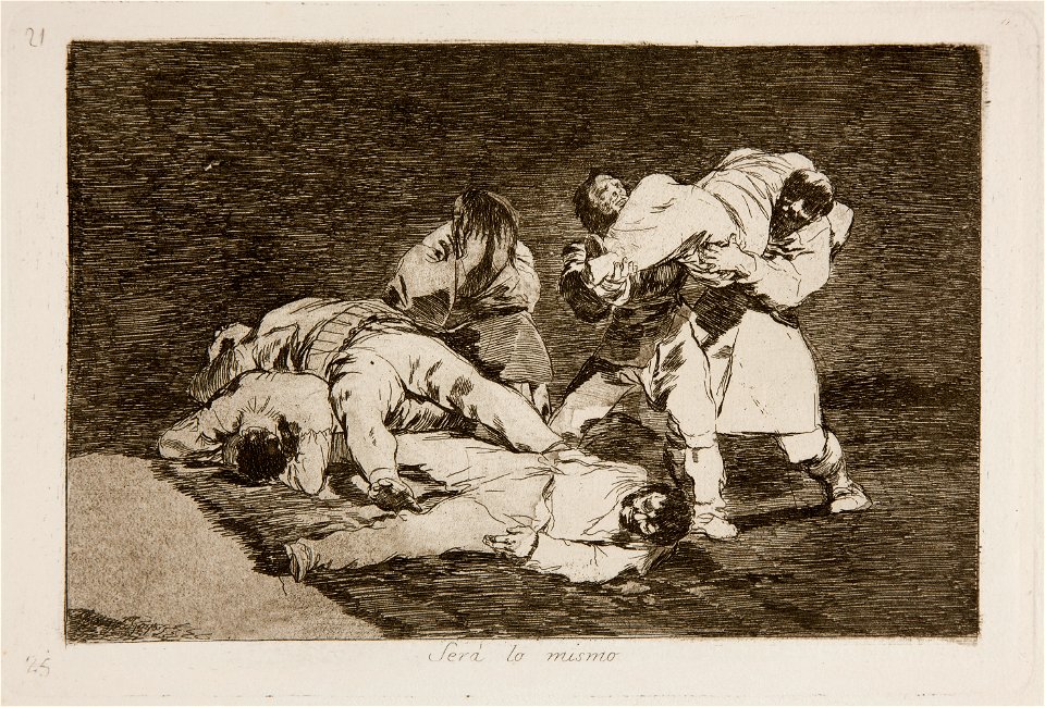 Prado - Los Desastres de la Guerra - No. 21 - Será lo mismo