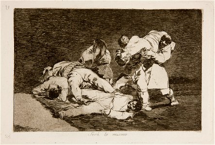 Prado - Los Desastres de la Guerra - No. 21 - Será lo mismo