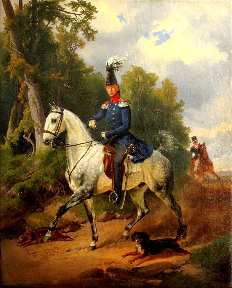 Portret konny księcia Albrechta von Hohenzollern