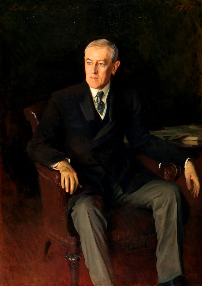 Portrait of Woodrow Wilson P1893