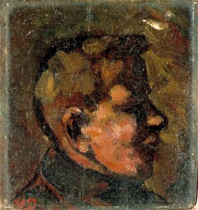 Portret van een jongen en profil Centraal Museum AB4072